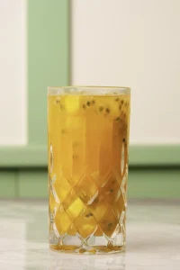 Ladurée Soleil de Mangue mango passion fruit iced tea with ginger ale
